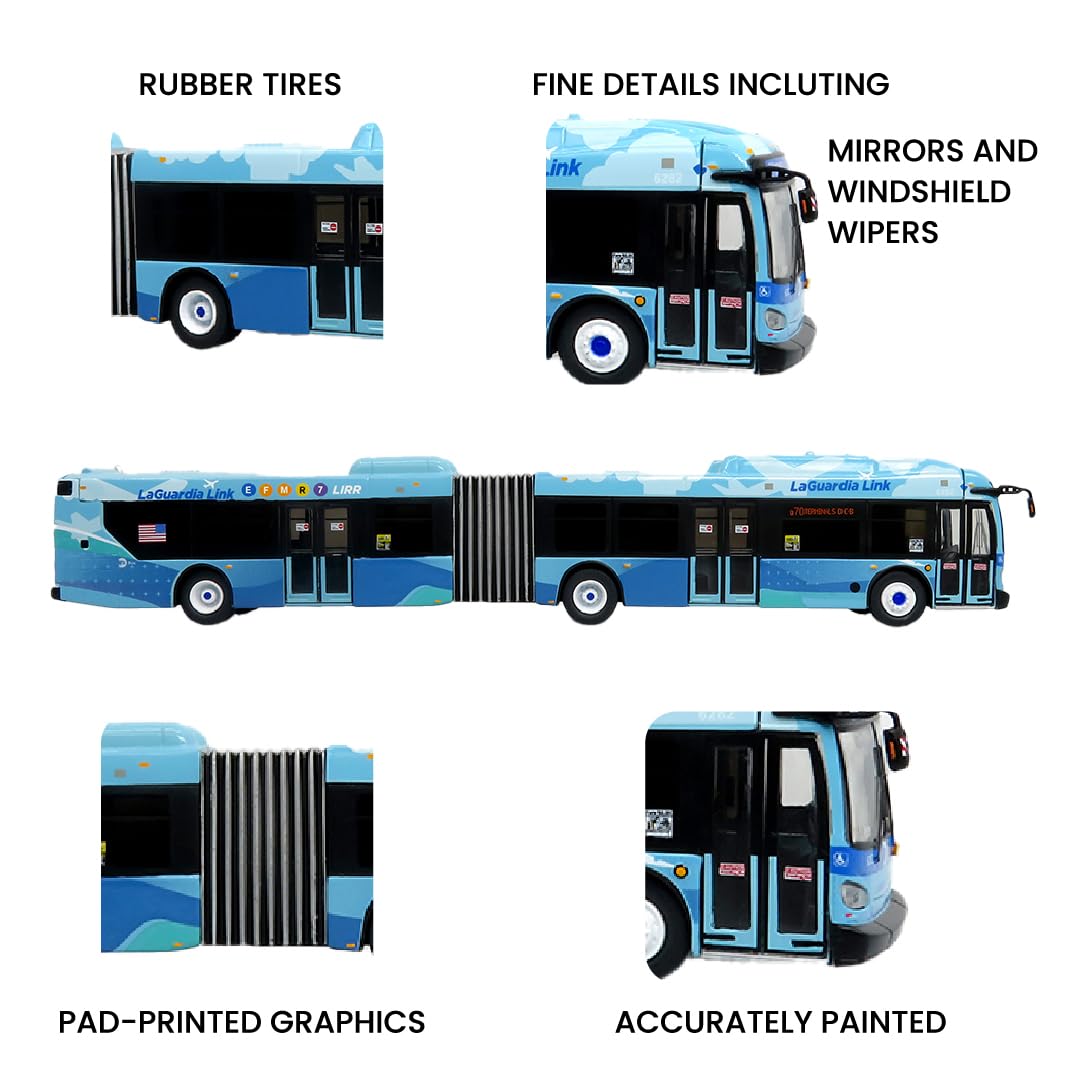 Amazon.com: Iconic Replicas NFI Xcelsior XN60 Articulated Transit